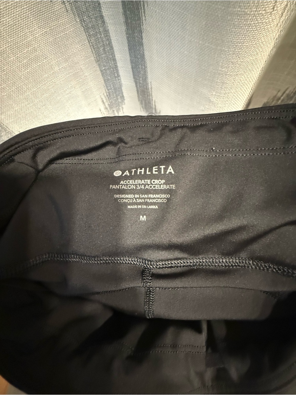 Women Athleta 3/4 Accecletate crop leggings
